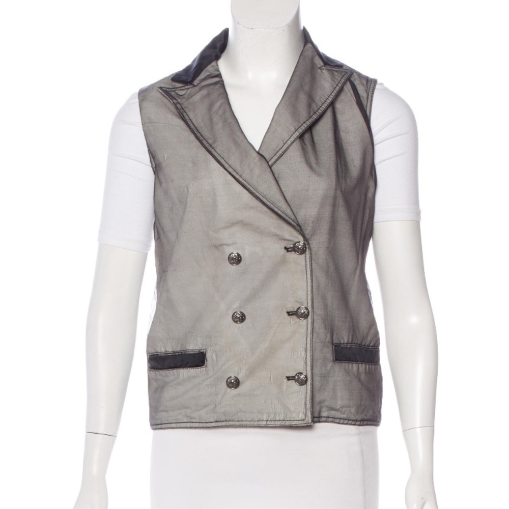 Chanel Vest with CC buttons